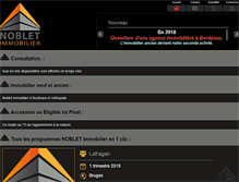 Tablet Screenshot of noblet-immobilier.com